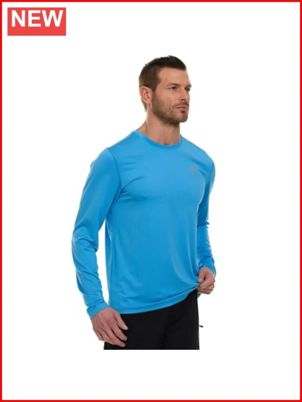Long Sleeve UPF 50 Rash Guard for Men, Quick-Dry Swim Shirt